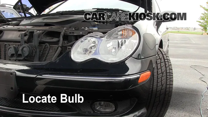 2007 Mercedes-Benz C230 Sport 2.5L V6 FlexFuel Luces Luz de estacionamiento (reemplazar foco)